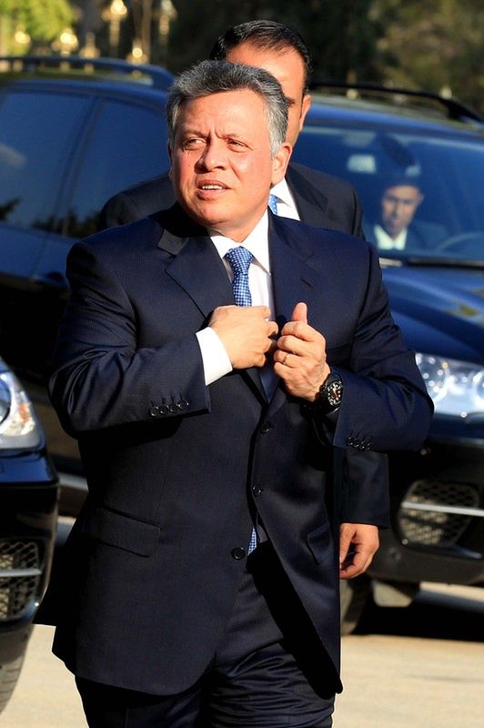 Na zdj. król Jordanii Abdullah II