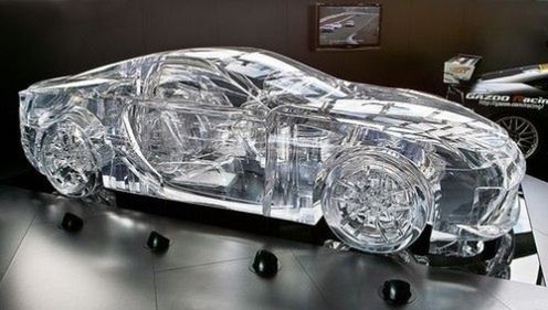 Transparentny lexus (to nie fotomontaż) 2