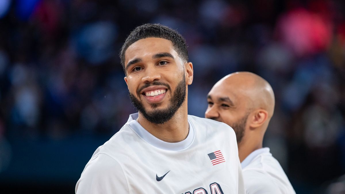 Getty Images / RvS.Media/Monika Majer / Na zdjęciu: Jayson Tatum.