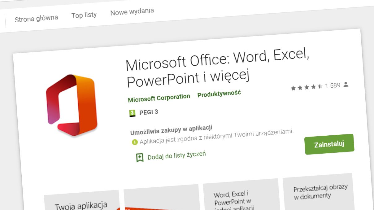 Microsoft Office na Androida: jedna aplikacja zamiast Worda, Excela i PowerPointa