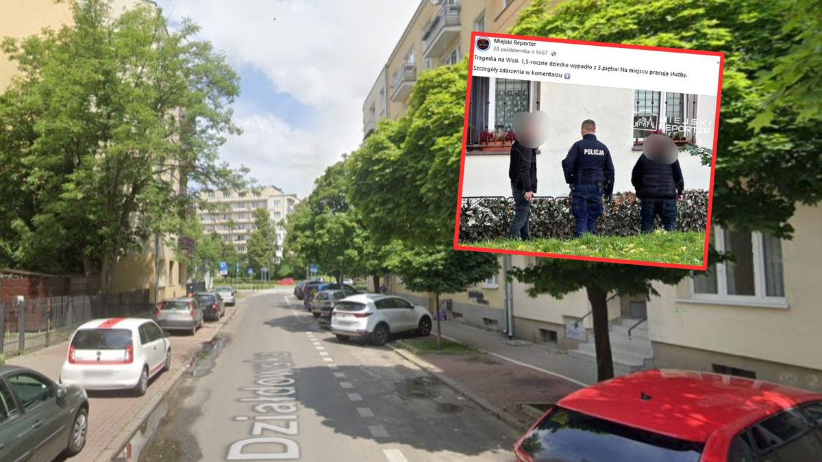 Do zdarzenia doszło w bloku przy ul. Działdowskiej w Warszawie  