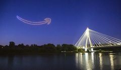 Pokaz dronów z okazji polskiego debiutu Amazon Prime Day