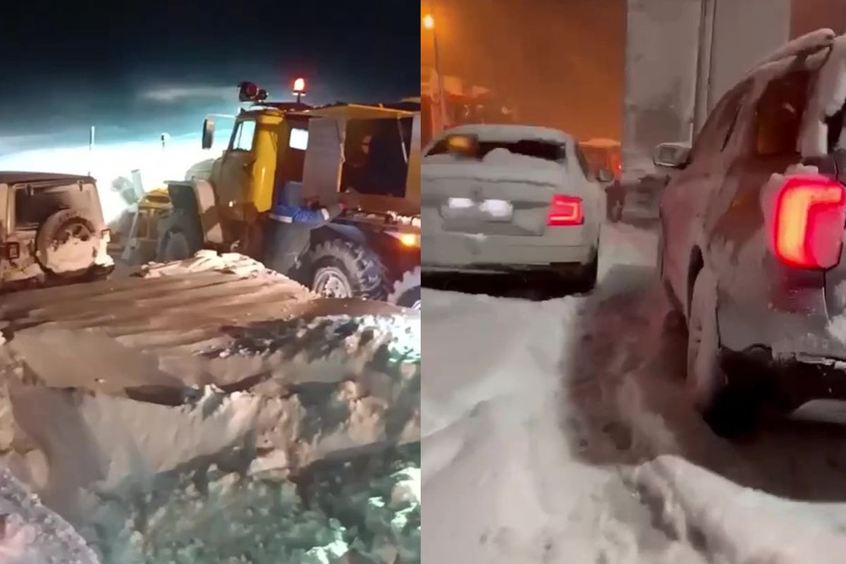 Horror na autostradzie w Rosji. Setki osób bez pomocy