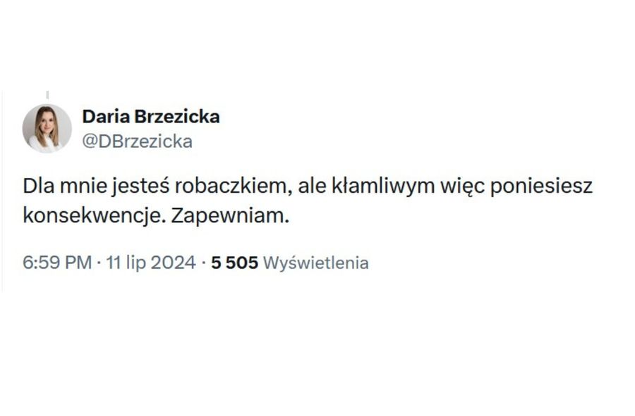 Oskar Szafarowicz kontra Daria Brzezicka