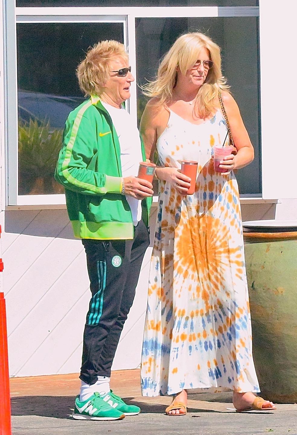 Rod Stewart obdarował żonę soczystym pocałunkiem