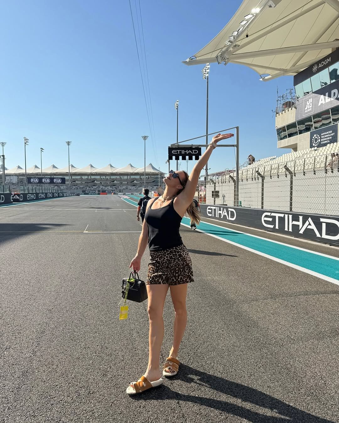Aryna Sabalenka na wyścigach Formuły 1 w Abu Dhabi