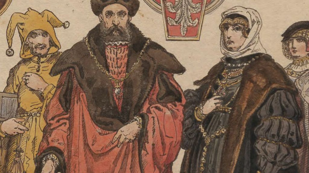 Bona Sforza i Zygmunt Stary według Jana Matejki