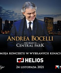 Andrea Bocelli na ekranach kin Helios w całej Polsce