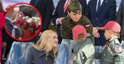 Wzruszający moment przy F-35. Wdowa po "Slabie" pojawiła się z dziećmi