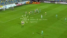 Arka Gdynia - Miedź Legnica, gol na 0:1