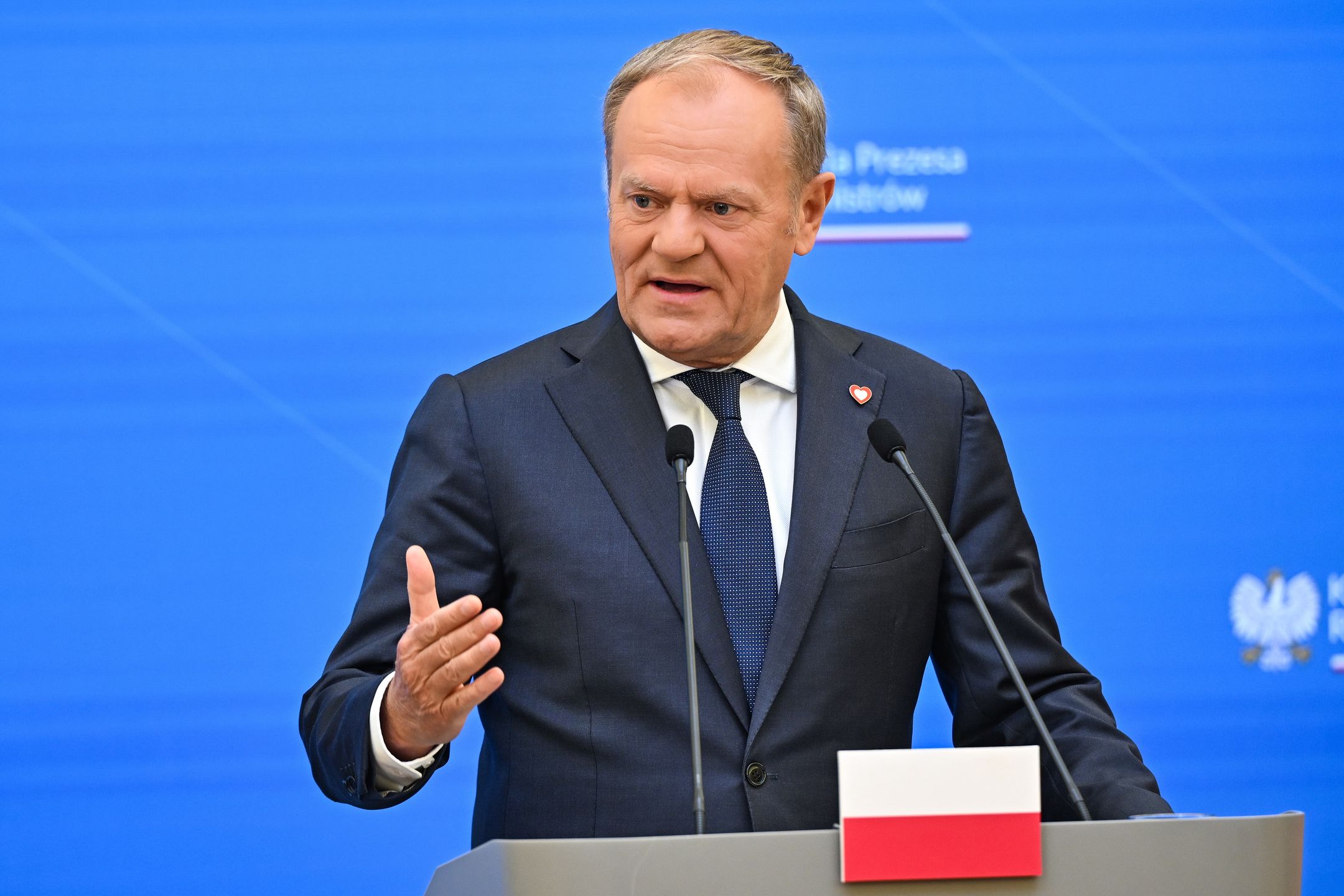 Donald Tusk
Warszawa, 28.04.2025. Premier Donald Tusk podczas wsp�lnej  konferencji prasowej z sekretarzem ds. energii USA Chrisem Wrightem po spotkaniu w siedzibie Kancelarii Prezesa Rady Ministr�w w Warszawie, 28 bm. (jm) PAP/Radek Pietruszka
Radek Pietruszka
Chris Wright, KPRM, polityka, spotkanie, dyplomacja, dyplomata, polityk, sekretarz energii, briefing prasowy, konferencja prasowa