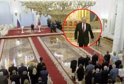 Putin "boi się swoich ludzi"? Na nagraniu widać, jak przyjął gości