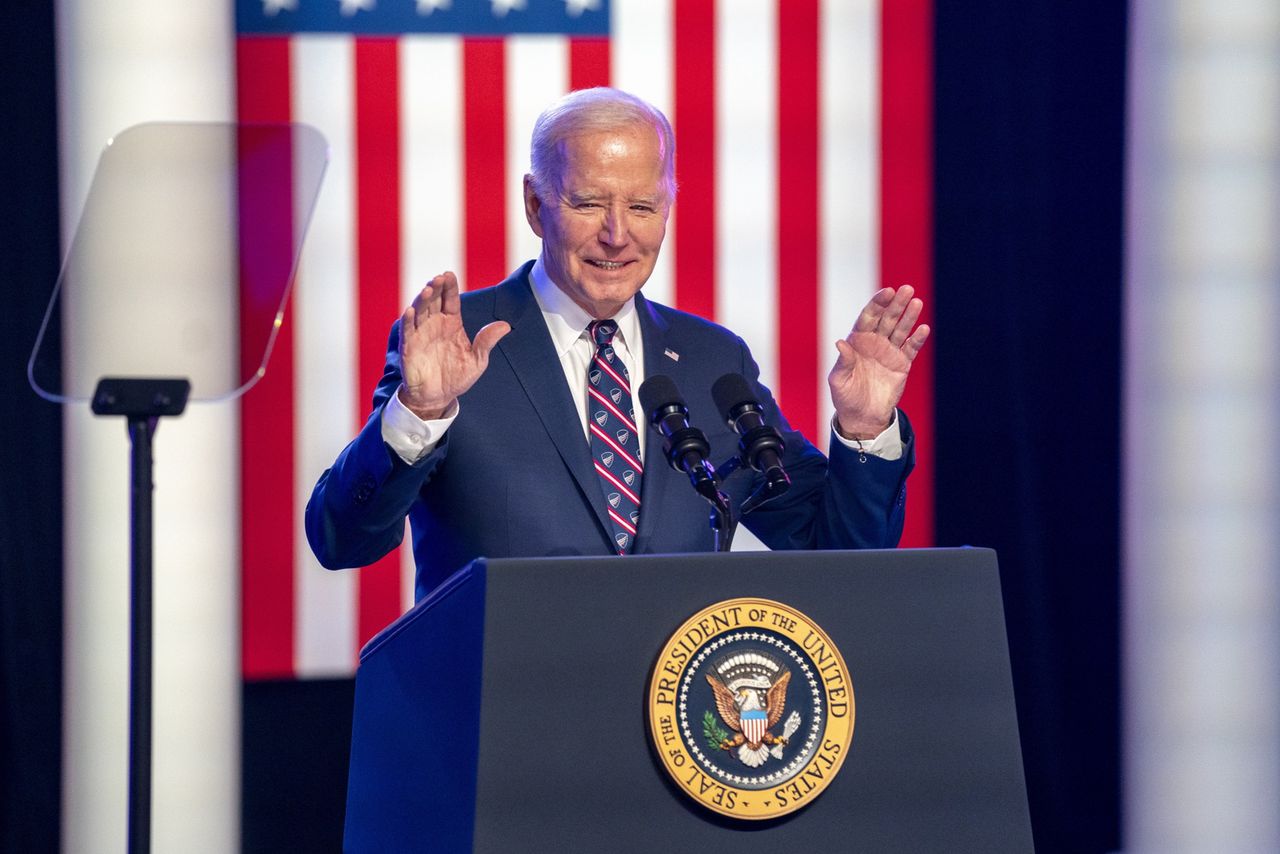 "President Joe Biden during"