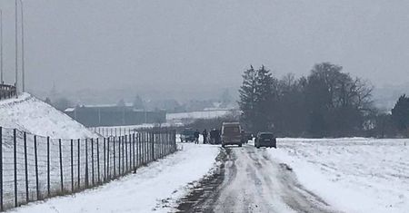 Atrapa bomby na ogrodzeniu obwodnicy Lublina. Akcja saperów i antyterrorystów