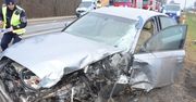 Styrzyniec: Pijany kierowca audi zjechał na czołówkę z ciężarówką