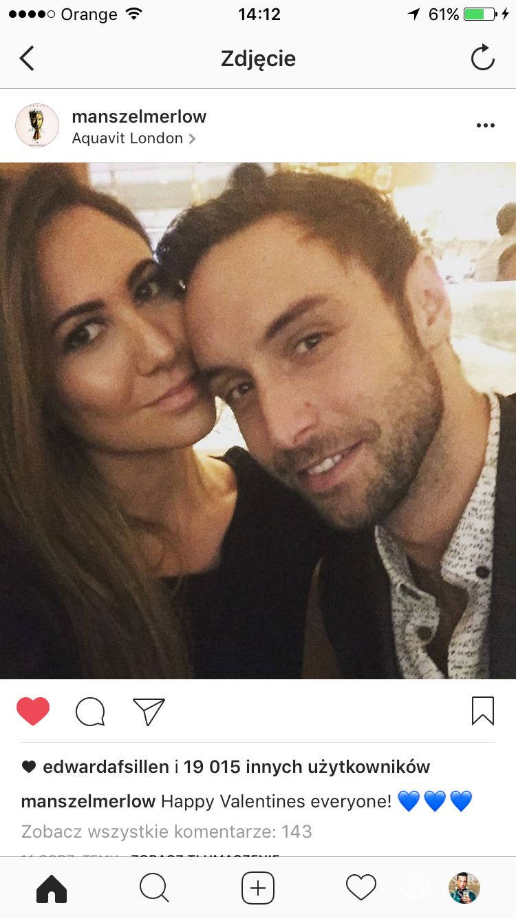 Mans Zelmerlow pokazał dziewczynę