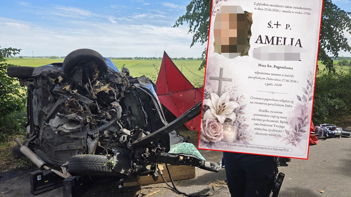 Dramatyczny wypadek. Szkoła pożegnała zmarłą 13-latkę