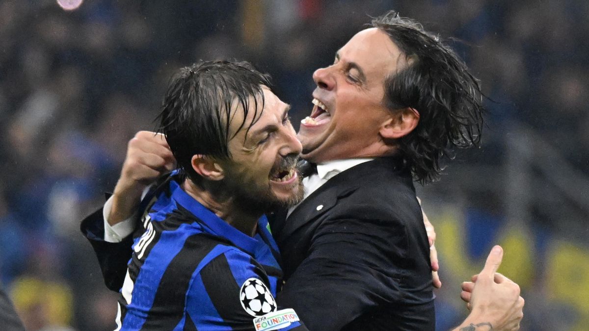 Simone Inzaghi i Francesco Acerbi w półfinale Ligi Mistrzów