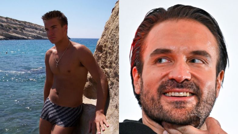 Piotr Stramowski prezentuje zdjęcie sprzed lat