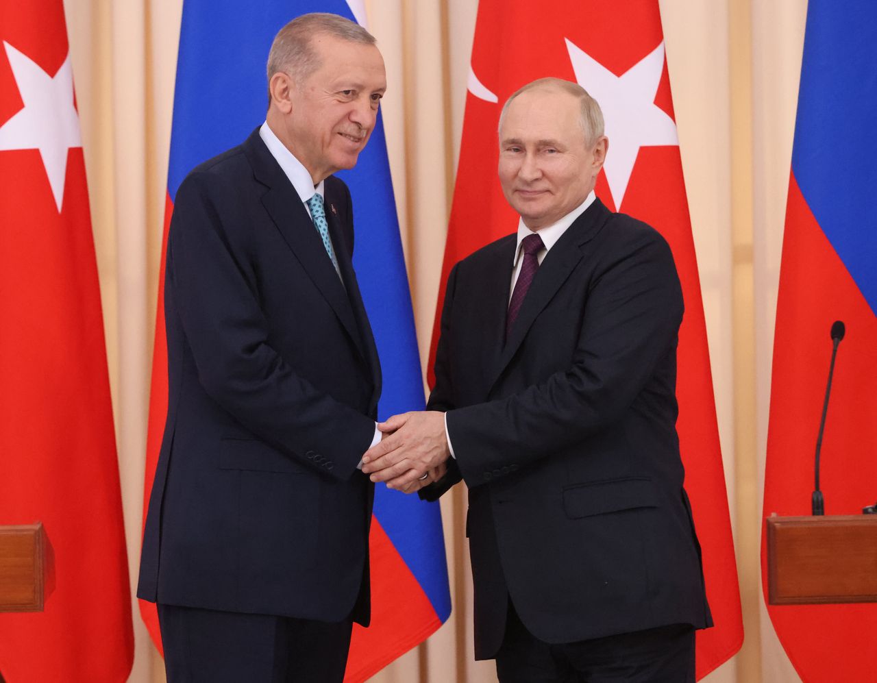 The President of the Russian Federation, Vladimir Putin, will meet again with Recep Tayyip Erdogan, the leader of Turkey, on February 12.