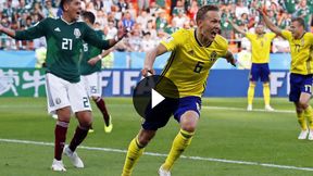 Mundial 2018. Meksyk - Szwecja: gol Augistonssona na 0:1 (TVP Sport)