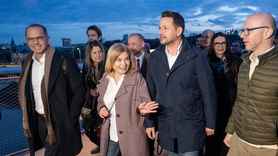 Dorota Łoboda i Rafał Trzaskowski