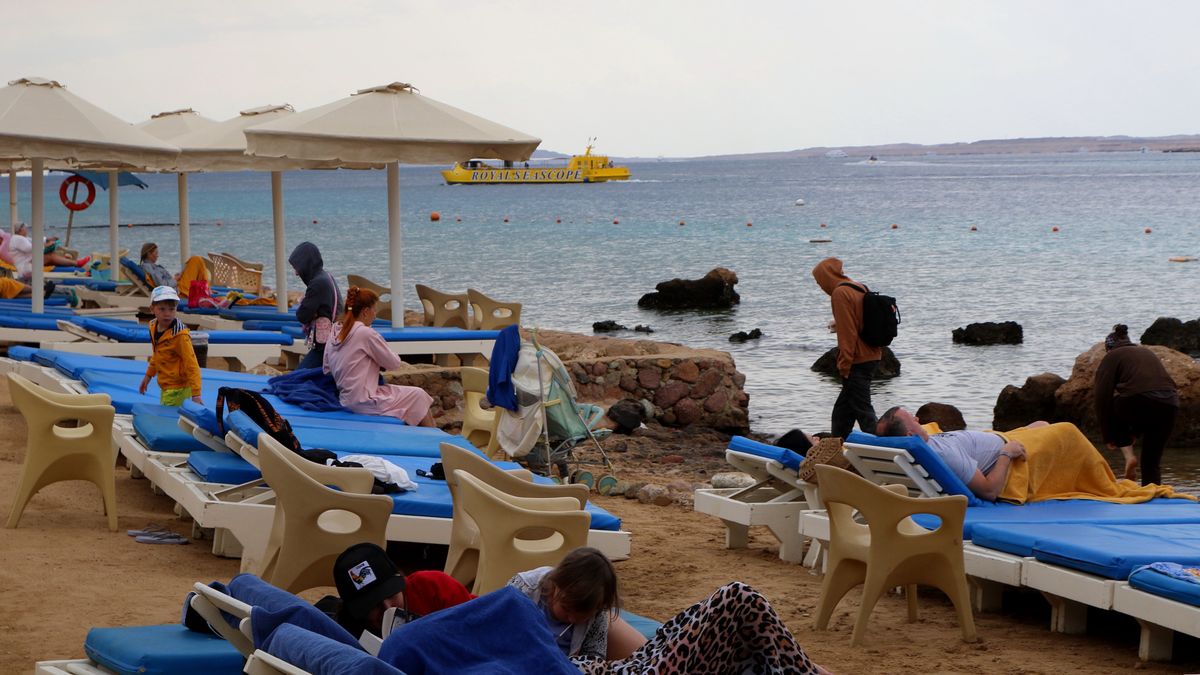 Turyści w Sharm el Sheikh