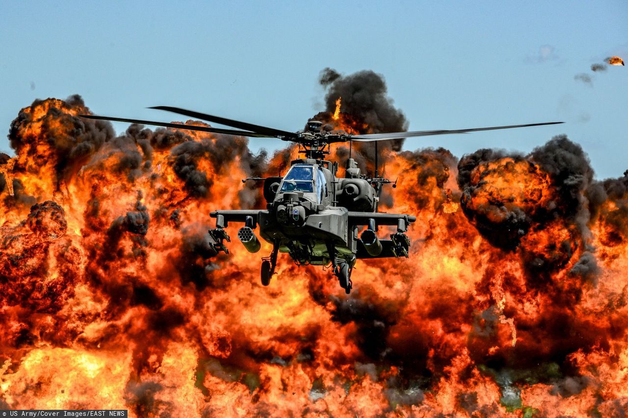 Amerykański AH-64 Apache.