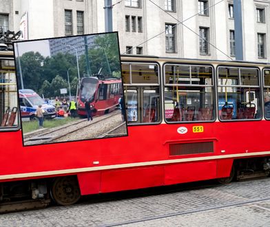 Wykolejenie tramwaju w Katowicach. Siedem osób rannych