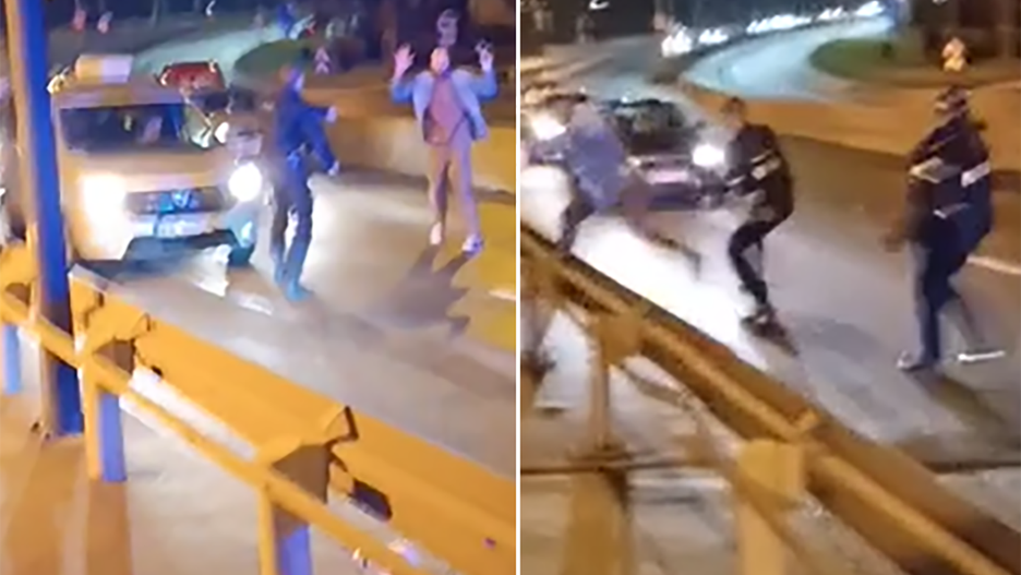 Policja zatrzymała agresywnego mężczyznę