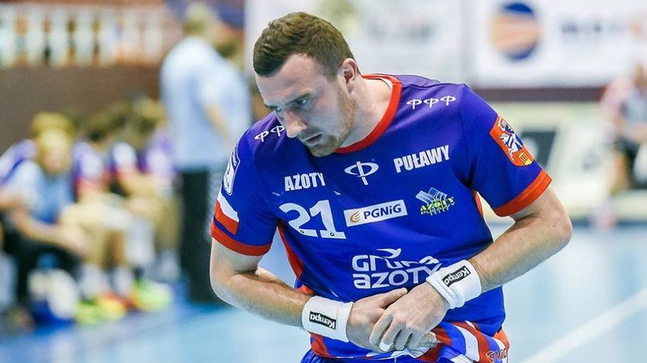 Materiały prasowe / Grzegorz Trzpil / KS AZOTY PUŁAWY / Na zdjęciu: Piotr Masłowski