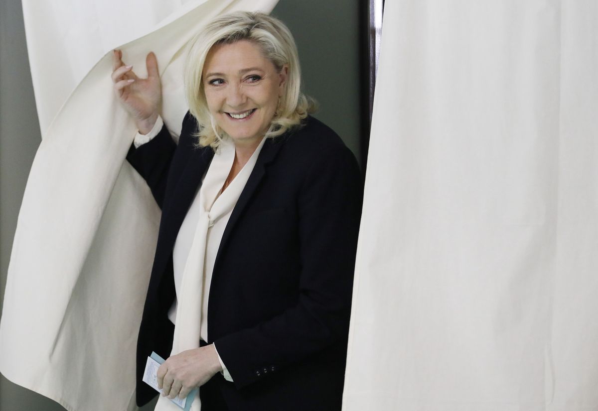 Marine Le Pen zabrała głos po ogłoszeniu pierwszych wyników wyborów prezydenckich 