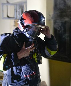 Pożar baraków w Warszawie. Akcja ratunkowa strażaków