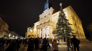 Lublin: Choinka miejska i świąteczne iluminacje już świecą