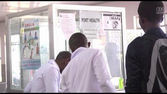 Pasażerowie lotnisk są skanowani laserowym termometrem