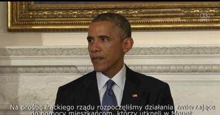 Obama autoryzuje ataki na Irak