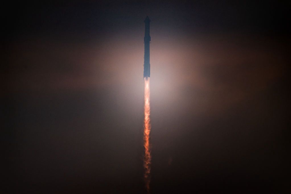 Spacex's starship rocket triumphs on fourth launch attempt