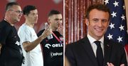 "Strzeli Lewandowski". Macron wskazał wynik meczu