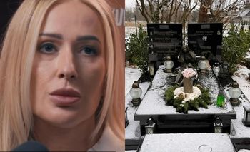 Sylwia Peretti wspomina, jak pijany mężczyzna ZDEWASTOWAŁ GRÓB jej syna: "Rozwalił wieńce. Policja wjechała, zgarnęła typa"
