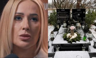 Sylwia Peretti wspomina, jak pijany mężczyzna ZDEWASTOWAŁ GRÓB jej syna: "Rozwalił wieńce. Policja wjechała, zgarnęła typa"