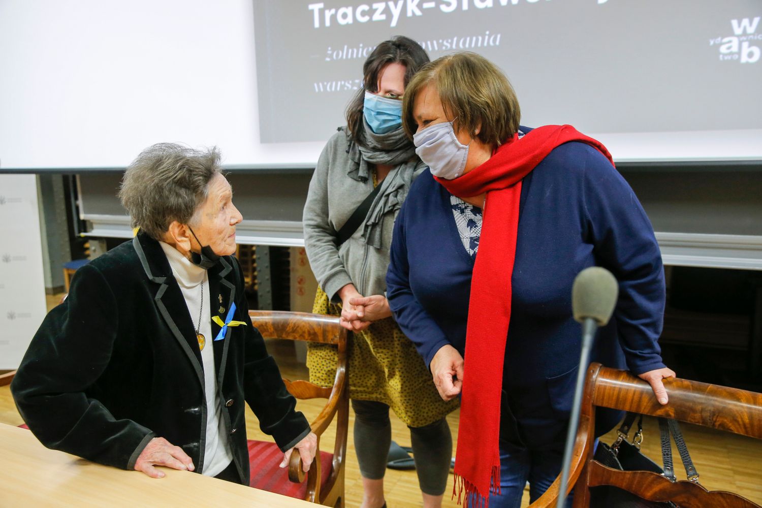 Anna Komorowska- Premiera książki Błyskawica. Historia Wandy Traczyk-Stawskiej - żołnierza powstania warszawskiego