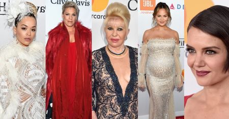 Gwiazdy bawią się na Pre-Grammy Gala: Rita Ora, Chrissy Teigen, Pink, Katie Holmes, Ivana Trump... (ZDJĘCIA)