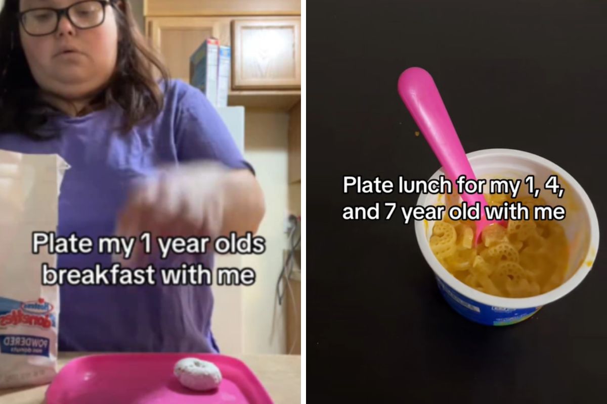 Na TikToku pokazuje, czym karmi dzieci