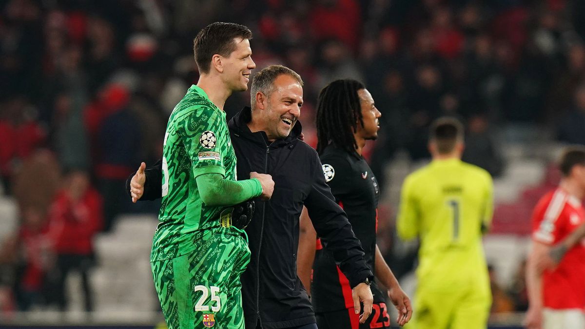 Getty Images / Gualter Fatia / Na zdjęciu: Wojciech Szczęsny i Hansi Flick