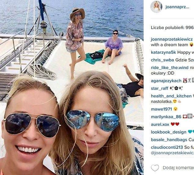 Agnieszka Szulim, Ewa Chodakowska i Joanna Przetakiewicz na Mauritiusie