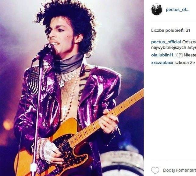 Zespół Pectus żegna Prince'a
