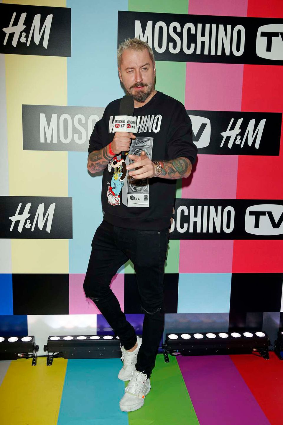 Piotr Kędzierski - gwiazdy na pokazie kolekcji Moschino x H&M