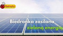 Biedronka będzie zasilać swoje sklepy energią z fotowoltaiki