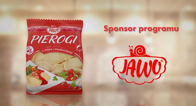Jawo reklamują sponsoringowo Pierogi z serem i truskawkami (wideo)