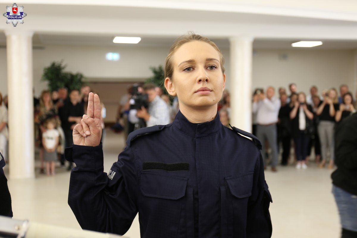 Ślubowanie nowych funkcjonariuszy w Lublinie
